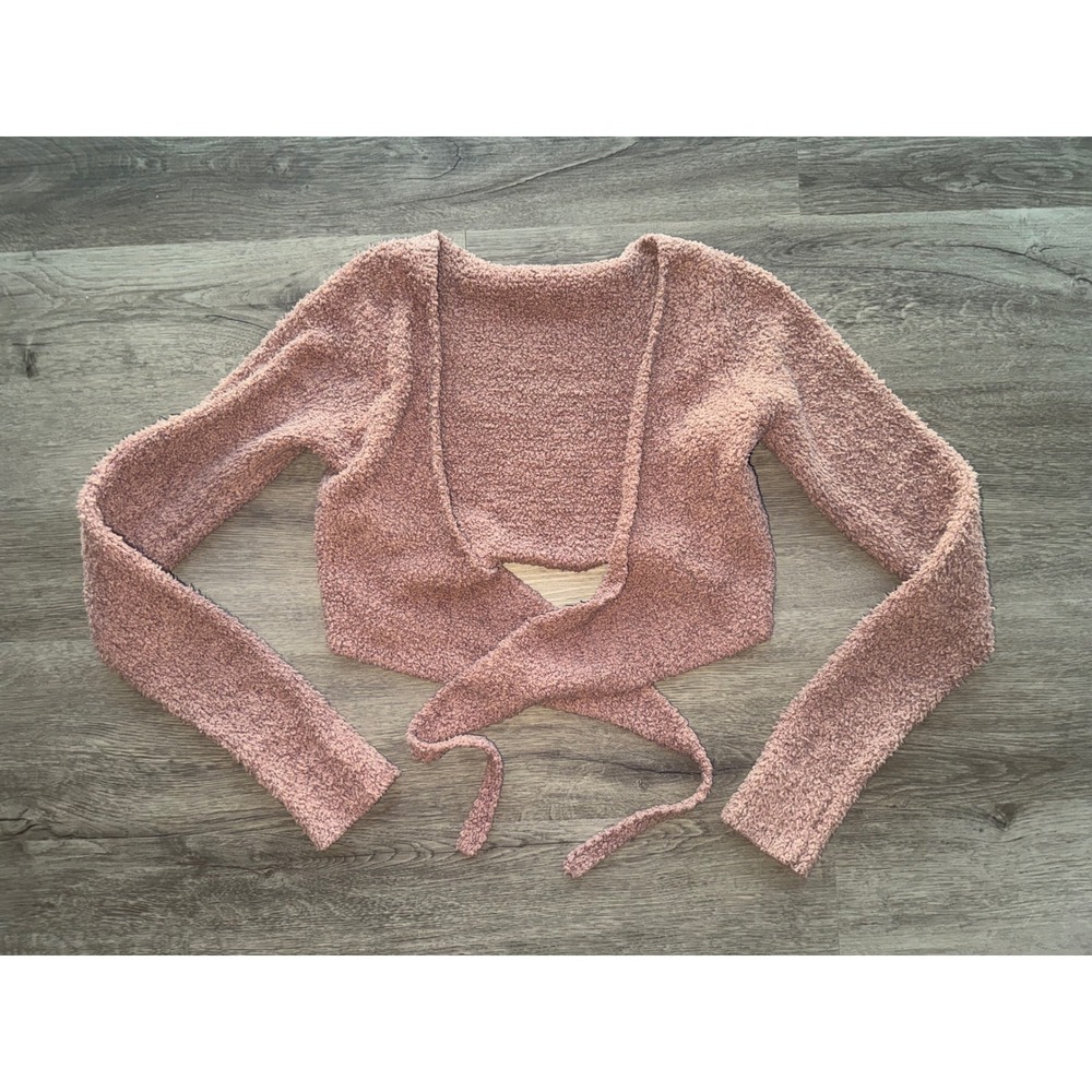 Skims Cropped Coverup Front Tie, S/M